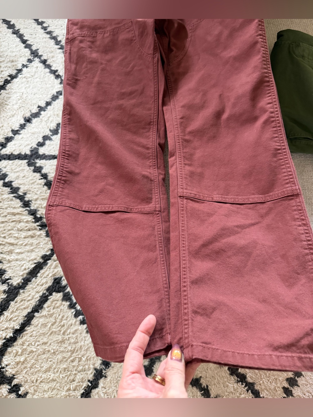 Carhartt Dusty Rose Canvas Overalls - Picture 4 of 6